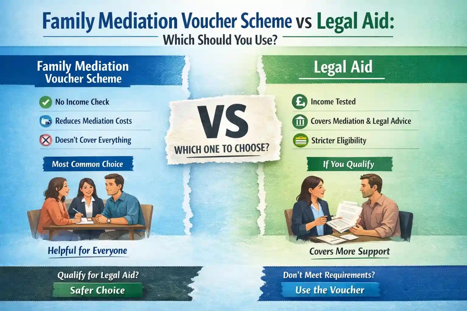 Family Mediation Voucher Scheme vs Legal Aid: Which Should You Use Bristol?