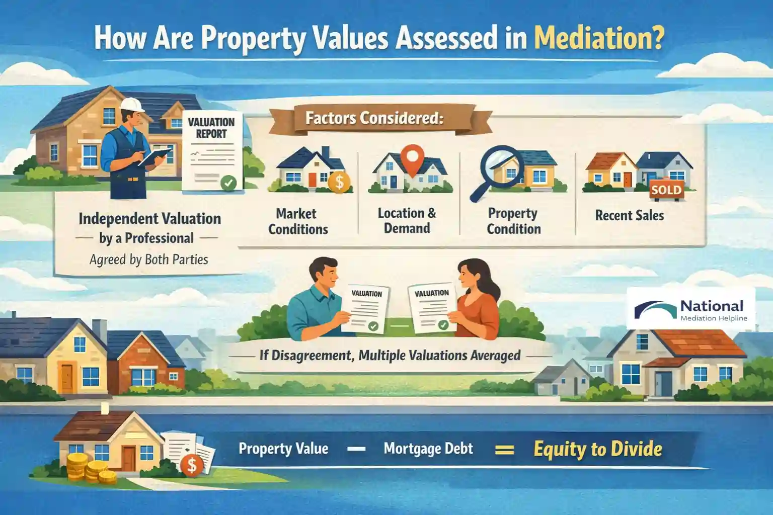 How Are Property Values Assessed in Mediation Bristol?
