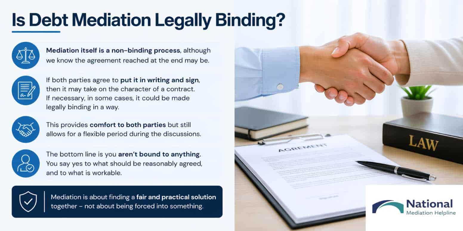 Is Debt Mediation Legally Binding Bristol